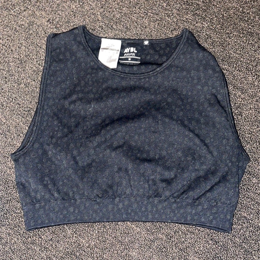 Evolve speckle seamless crop vest